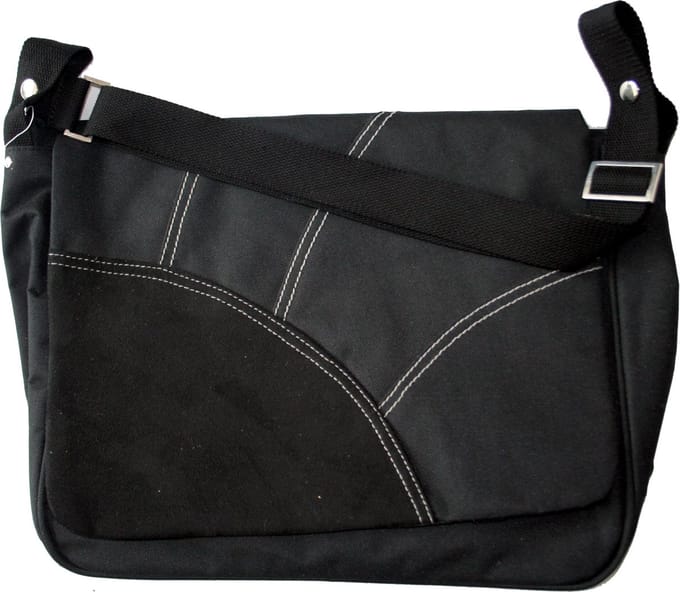 Little Company Messenger luiertas - zwart