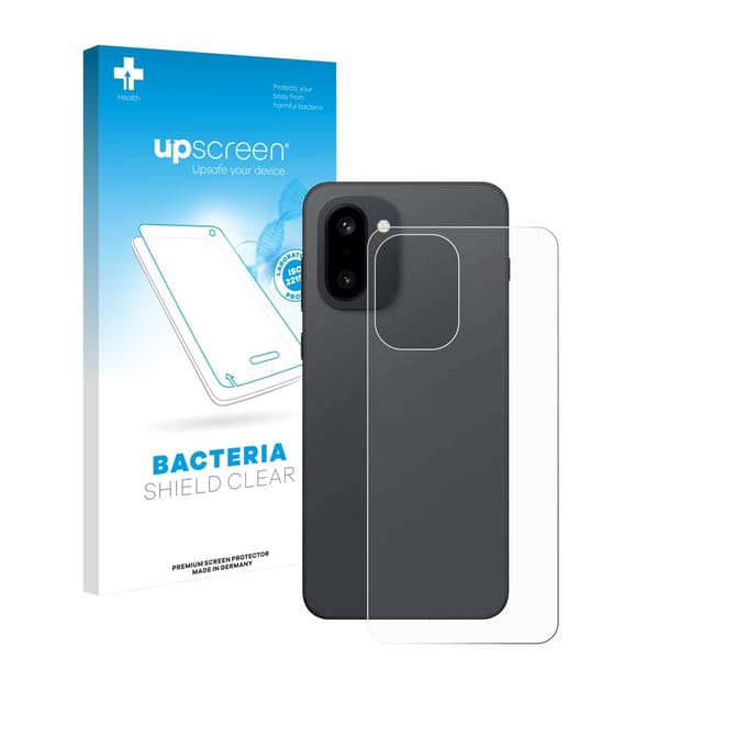 upscreen - Screenprotector voor OnePlus 15R (Achterkant) - Folie Beschermfolie transparant antibacterieel