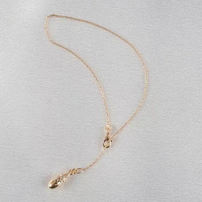 Sylvie Monthulé | Gold Anklet | Emotion Drop
