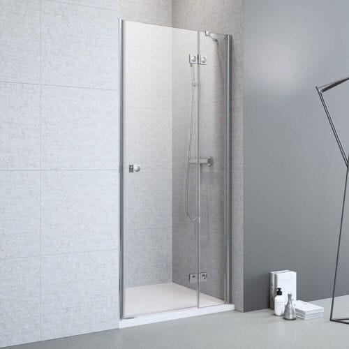 Megabad Profi Collection Planplus hinged door with fixed part for niche 80 x 192.8 cm hinged right MBPPDTFS80R