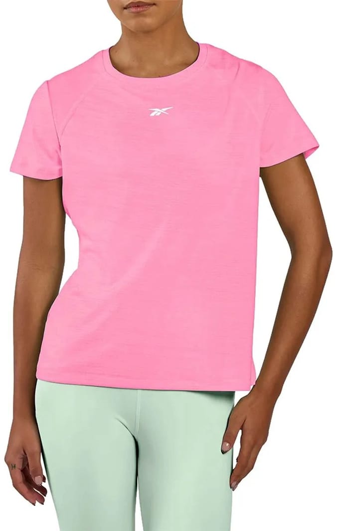 Reebok T-shirt Met Korte Mouwen Roze S / Regular Vrouw