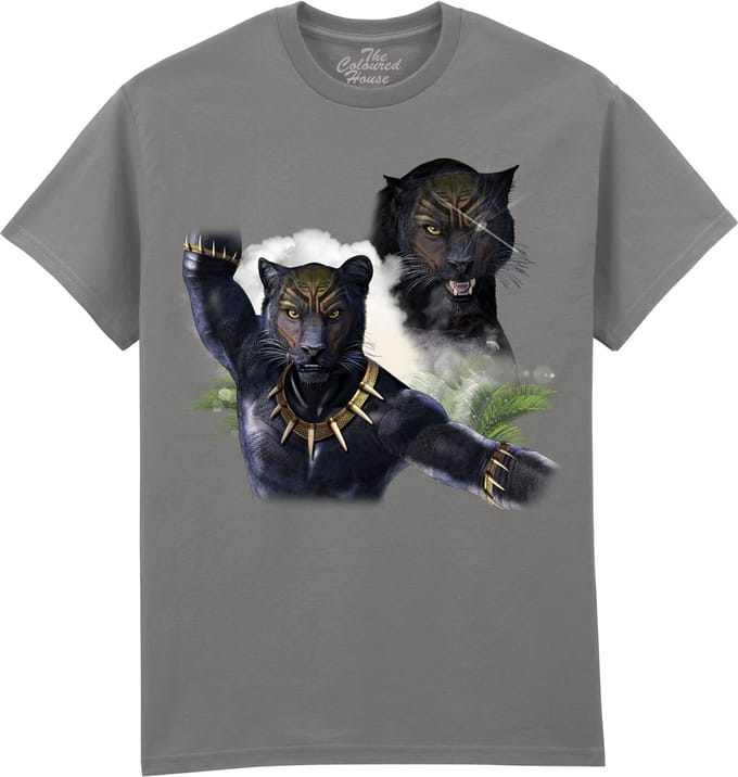 Panter Black Panther Tribute The Coloured House T-shirt M