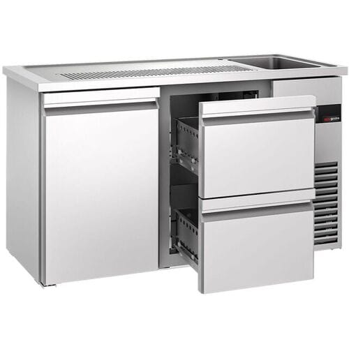 GGM Gastro Biertheke PREMIUM - 1550x700mm - 1 Tür & 2 Schubladen