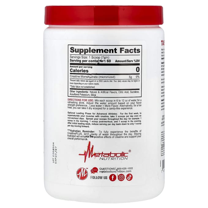 Micronized Creatine™ Plus, Druif, 420 g