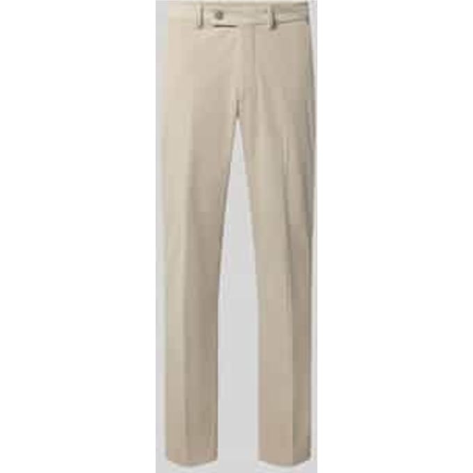 straight fit broek in cord-look