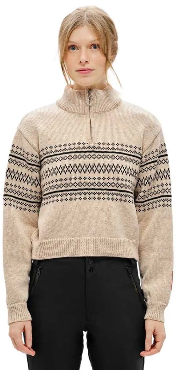 The Mountain Studio Ski Sweatshirt Beige L Vrouw