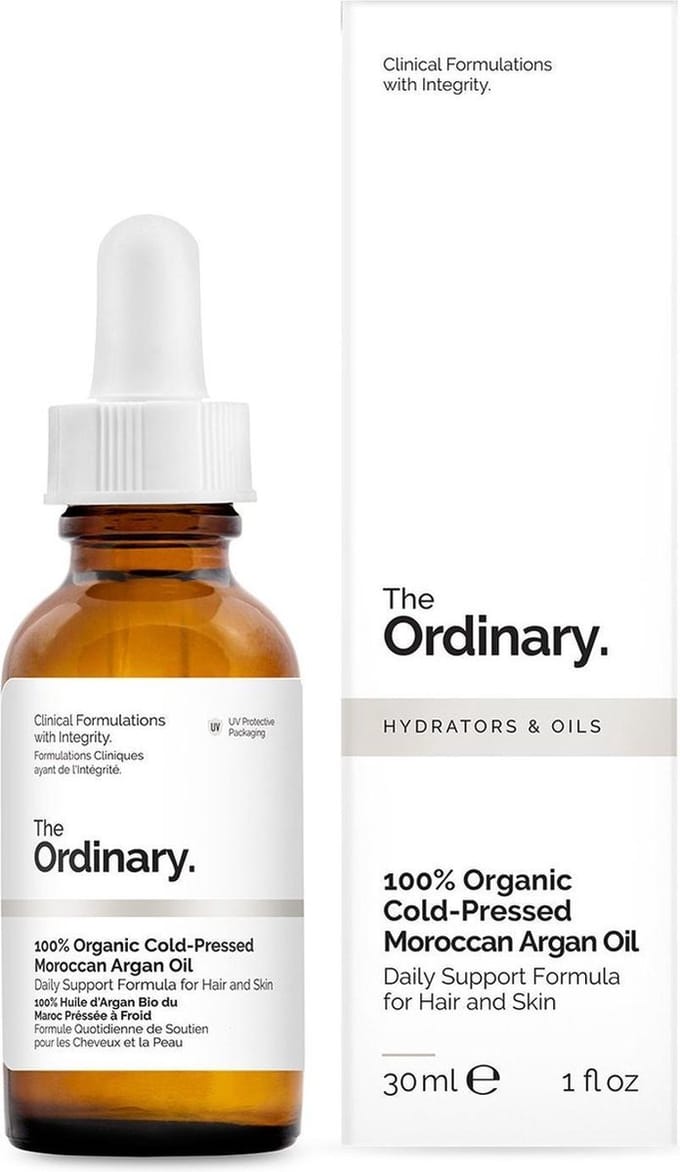 L'ordinaire. Huile d'argan marocaine 100% biologique pressée à froid 30 ml (3 Options) 2PCS