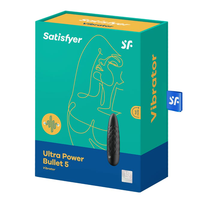 Satisfyer, minivibrator, 'Ultra Power Bullet 5', 10 cm, waterdicht, oplaadbaar, medische siliconen
