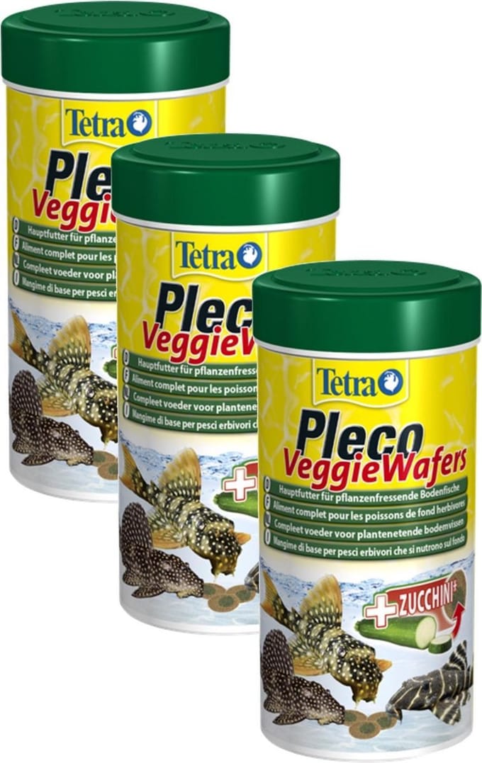 Tetra Pleco Wafer - Vissenvoer - 3 x 100 ml