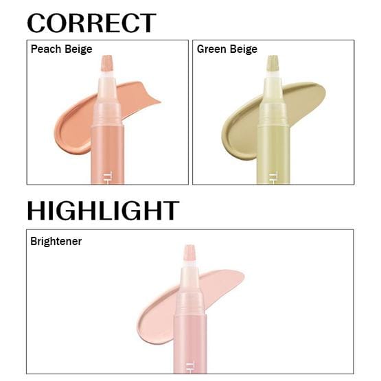 [the SAEM] Cover Perfection Pen Concealer (6 Colors) 4ml Brightener