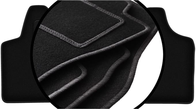 Complete set veloursmatten voor: Citroen Jumpy II bestelbus (2007-2016)