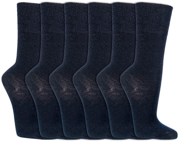 Warme Wollen Sokken | Blauw | 6 Paar | Maat 35–50 | Heren en Dames