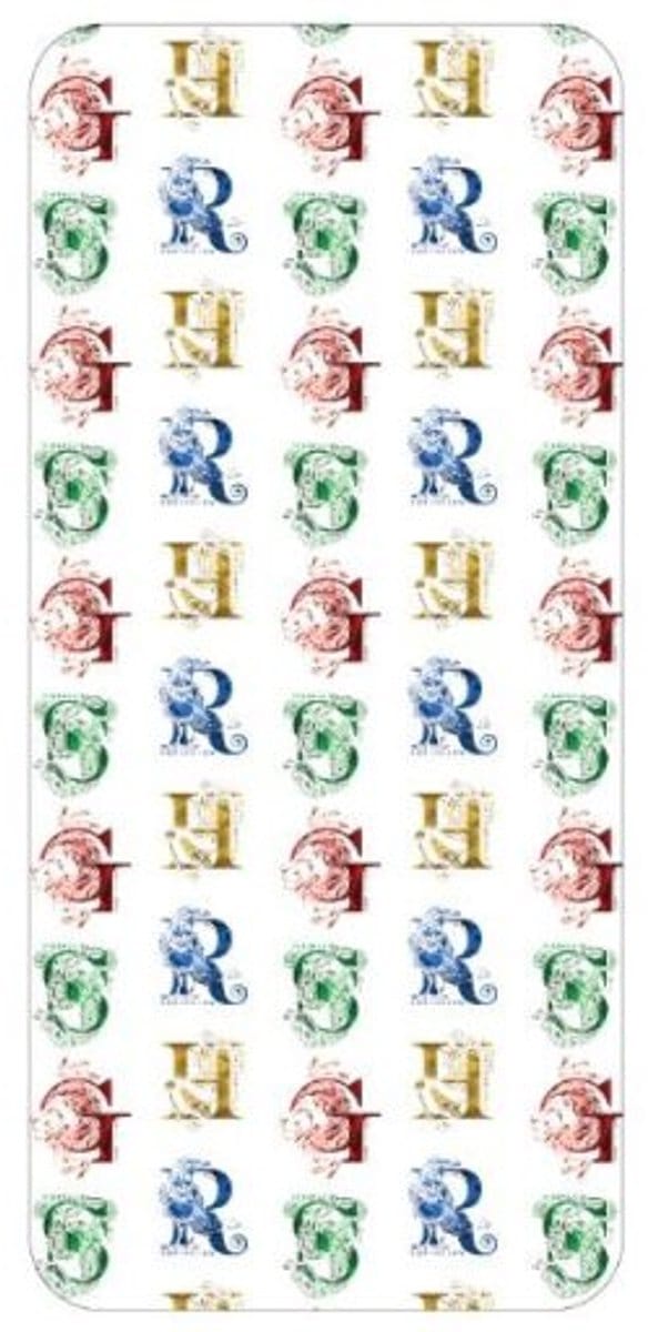 Harry Potter Initialen Hoeslaken 90x200 cm