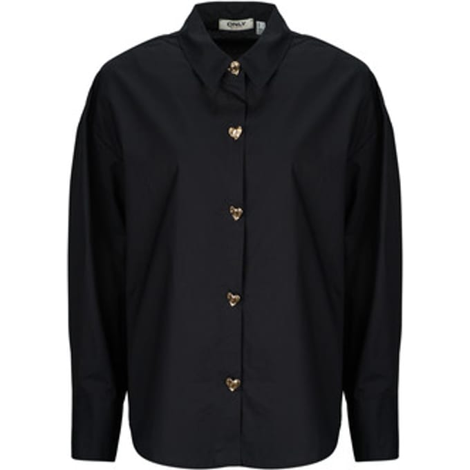ONLY - ONLKIRI BUTTON DETAIL LS SHIRT FR WVN - Meisjes - Blouses
