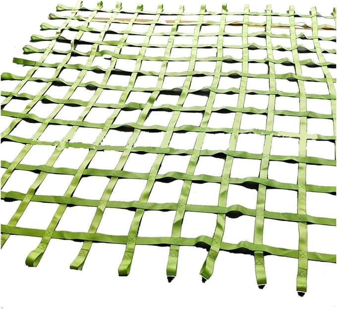 Kinder Klimnet - Speeltuin Net - Buiten Spelen - Robuust Polyester Materiaal - 145 x 185 cm - Groen