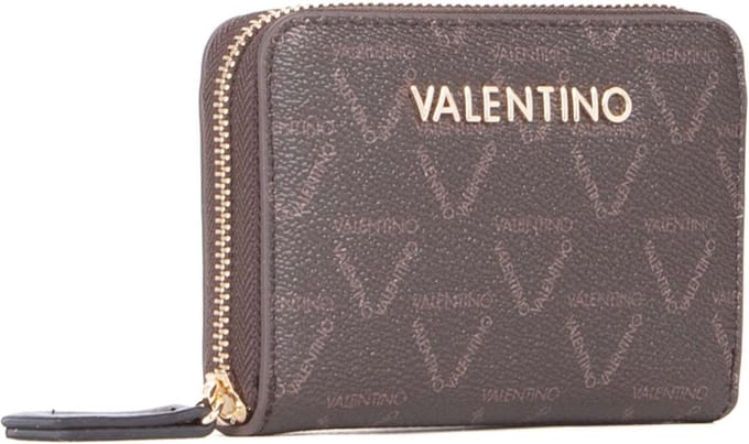 VALENTINO Portemonnee Lady Re Zip Around Wallet Moro / Nero Donkerbruin