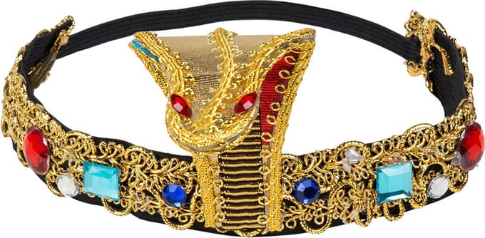 Boland - Hoofdband Nile queen - Één maat - Volwassenen - Vrouwen - Egypte