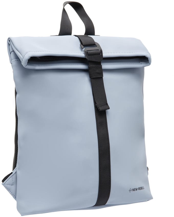 New Rebels Mart Waterafstotende  Rolltop Rugzak - Medium - Licht Blauw