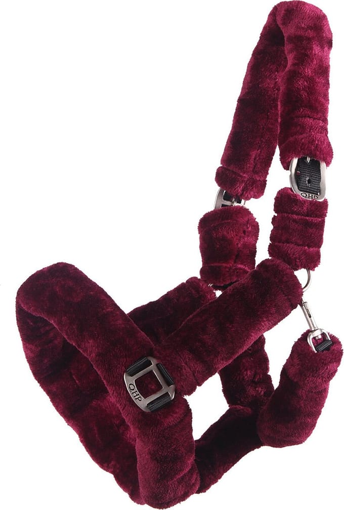 HB Halster Fluffy Little Burgundy - Cob | Halstertouw paard