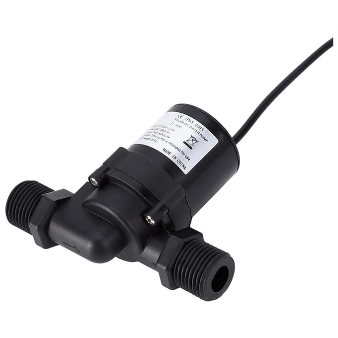 DC 12V Solar Watercirculatiepomp Borstelloze Motor Waterpomp 600L/H IP68 Waterdichte Stekker
