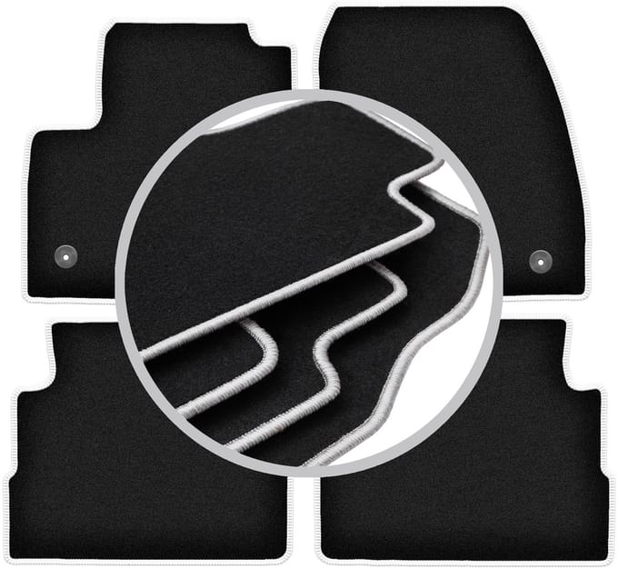 CARLUX-SILVER automatten voor: Ford Kuga MK2 SUV (2012-2019)