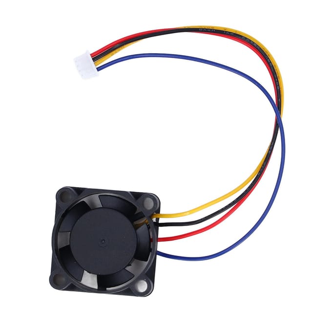 Dubbele Bal Hotend Koelventilator voor X1C Modellen 3D Printer Lagers Keel Accessoires 2510 DC5V 0.13A black