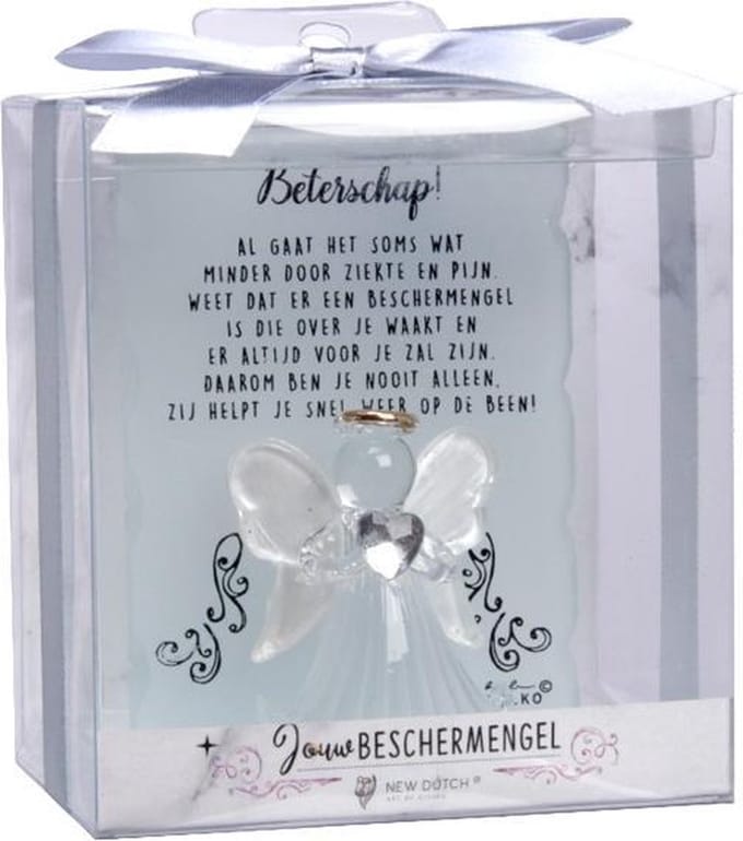 Beschermengel met strik - Beterschap