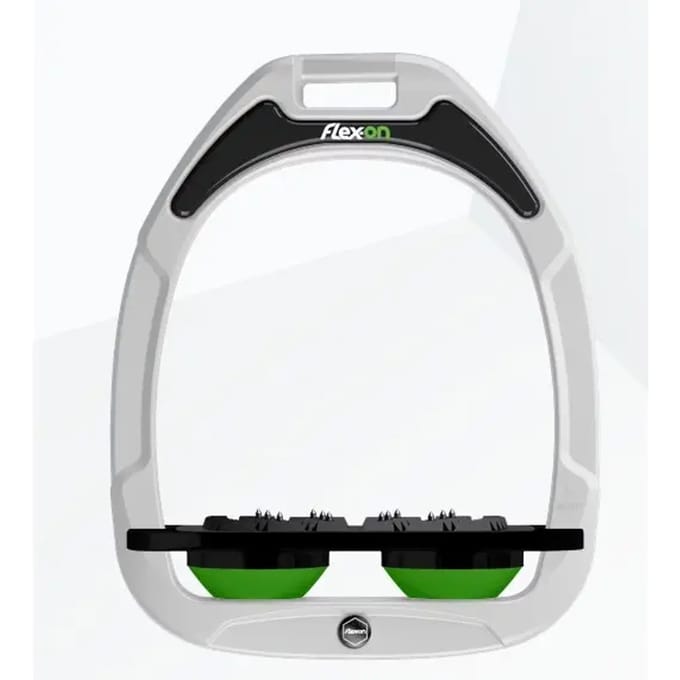 Ingeloste Grepen Wit/Zwart/Groen Flex-On Green Composite