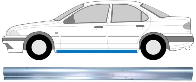 Reparatie dorpel voor Ford Mondeo 1993-2000 / Links