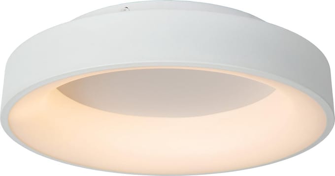 Lucide MIRAGE - Plafonnière (Plafondlamp) - Ø 45 cm - LED Dimbaar - 1x33W 2700K - Wit
