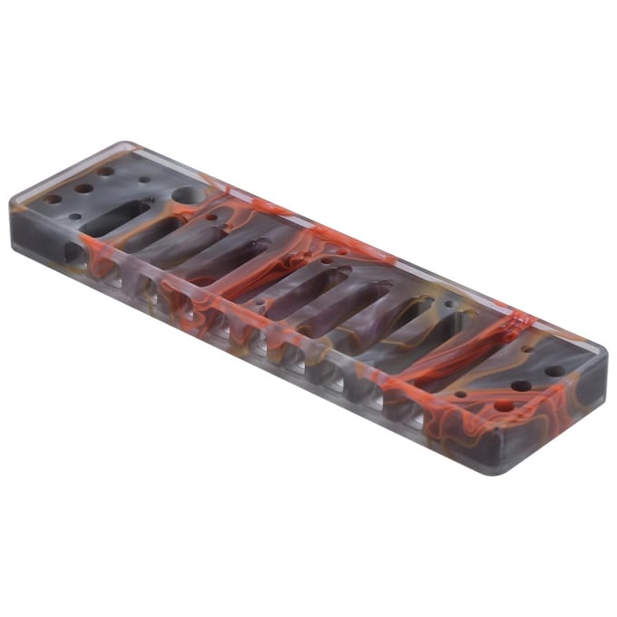 Mondharmonica Kam 10 Gaten Acryl Instrument Muziekaccessoire Onderdeel voor HOHNER SP20Amber brown
