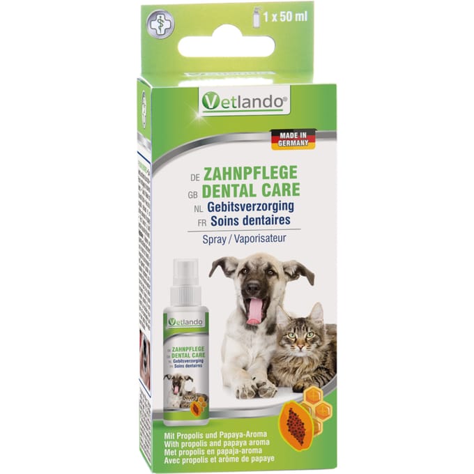 50ml Vetlando gebitsverzorgingsspray voor honden en katten