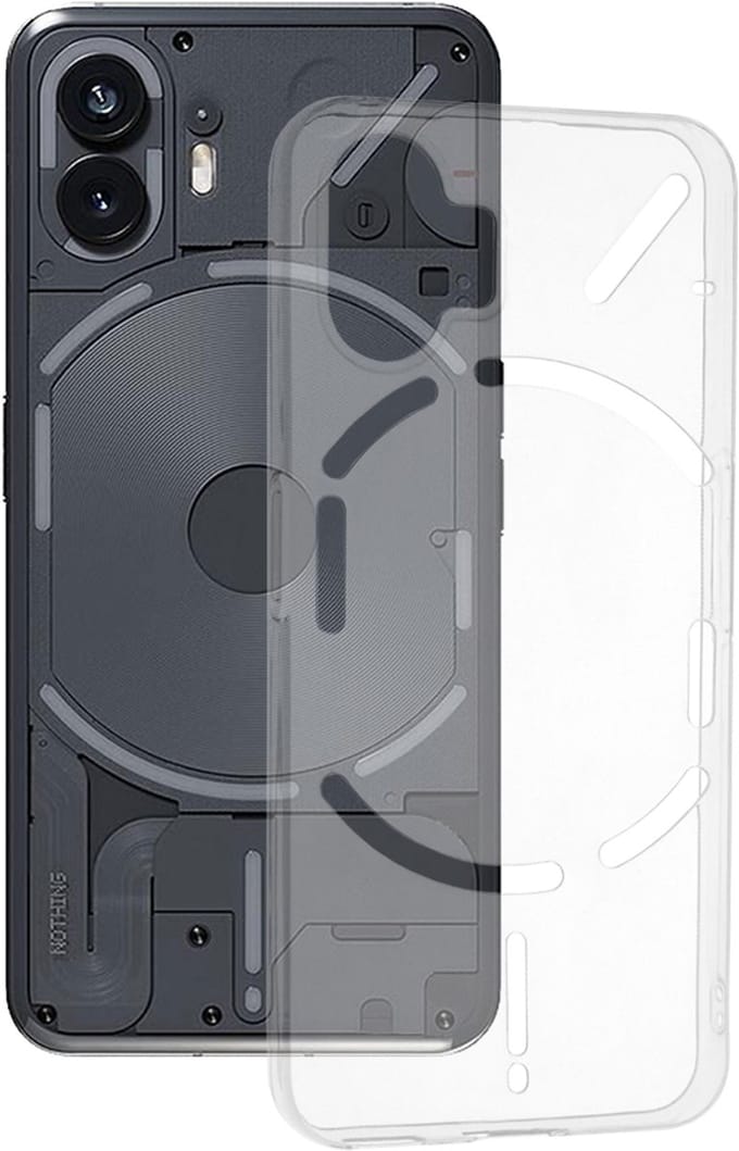 Hoesje geschikt voor Nothing Phone (2) - Techsuit Clear Silicone Special Back Cover - Transparant