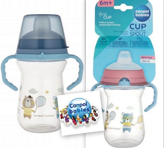 Canpol Babies | BONJOUR PARIS | babybeker met siliconen tuit | First Cup | 250ml | 6 m+ 250 ml