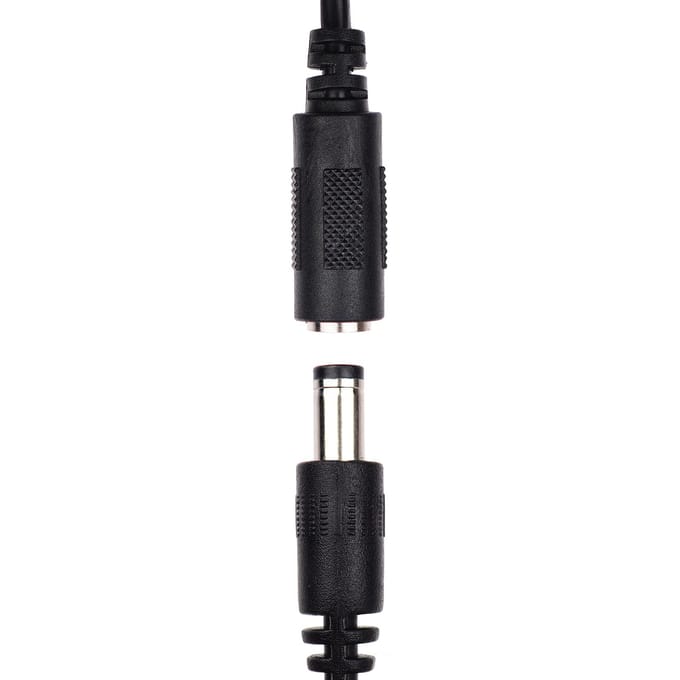 Andoer DR-E18 USB-voedingsset DC-koppeling Dummy-batterij Vervang de LP-E18-batterij door USB DC zwart
