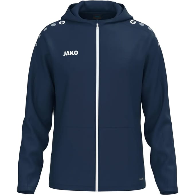 Jako One Jas Met Kap Heren - Marine | Maat: M