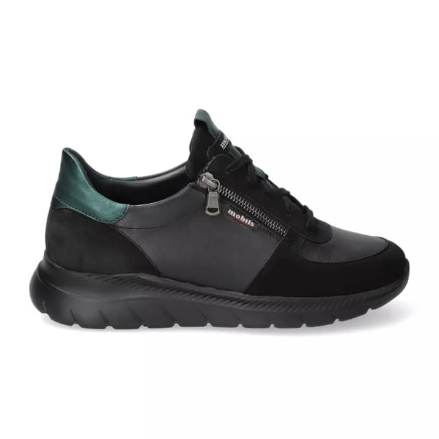 Mephisto Mobils Ryma - dames sneaker - Zwart - maat 38 (EU) 5 (UK)
