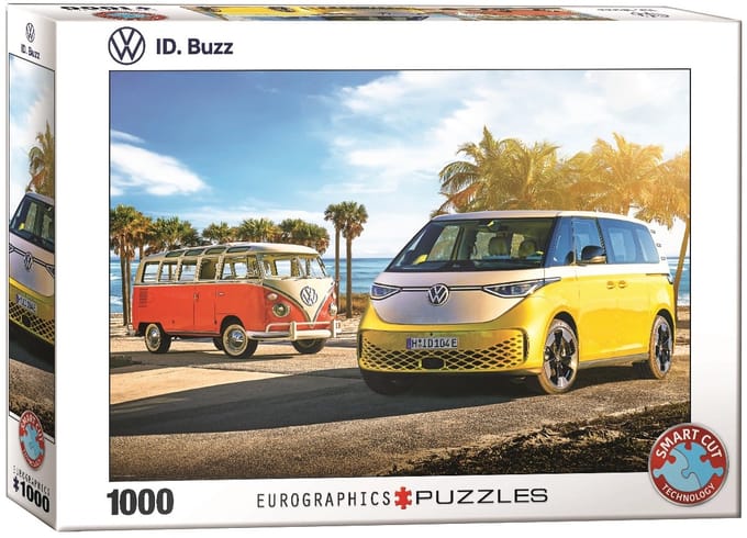 Eurographics & Volkswagen - VW ID Buzz - 1000 stukjes 68×48cm (b×h) - Legpuzzel