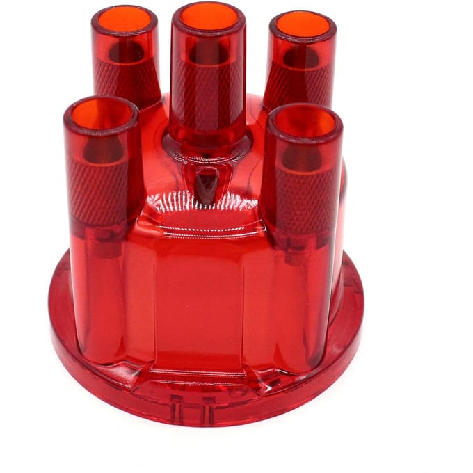 Auto Verdeelkap Plastic Verdeeldeksel AC905504 Vervanging voor Kever Bus Ghia rood