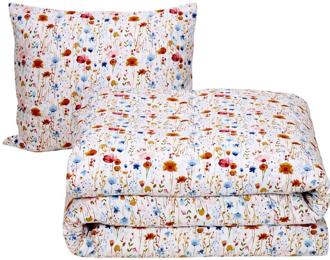 Moodit Dekbedovertrek Odil Anette Bloom Paradise - 140 x 200/220 + 60 x 70 cm - Multi - Katoen