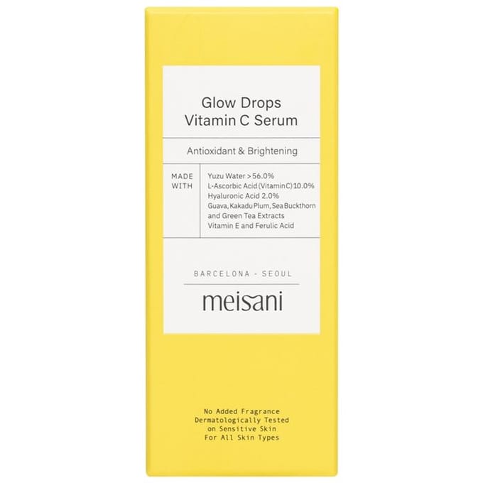 Meisani Glow Druppels Vitamine C Serum Antioxidant en Verhelderend 15 ml