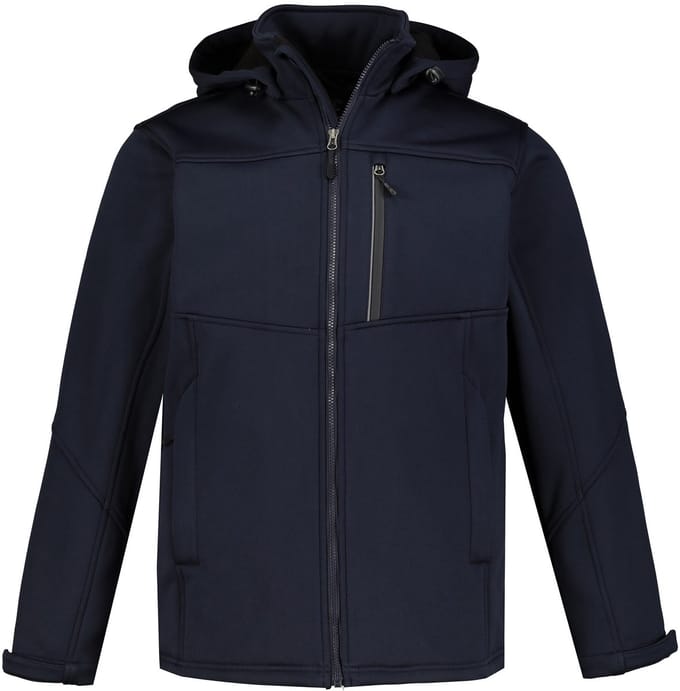 JP 1880 - Heren - Softshell jas wind- waterafstotend - Donkermarine - Maat 3XL