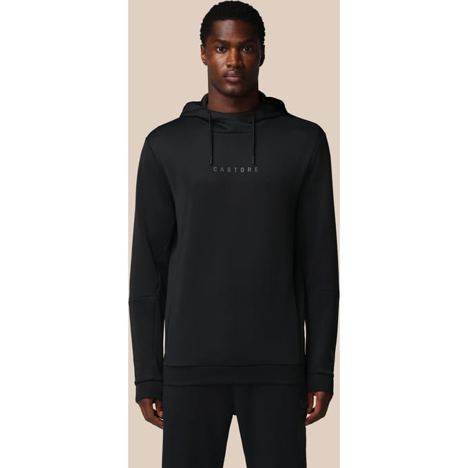 Heren Flex Lange Mouwen Hoodie - Zwart
