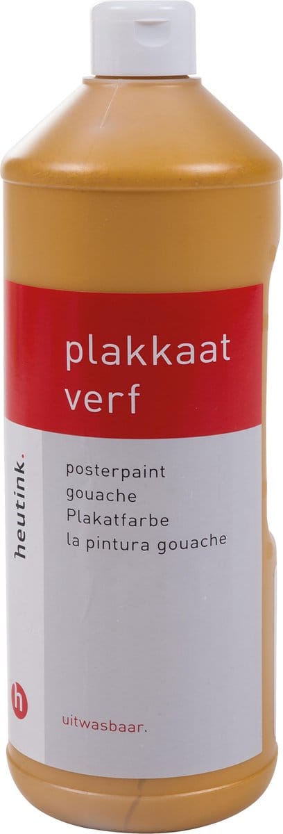 Plakkaatverf Heutink goud - flacon à 1000ml
