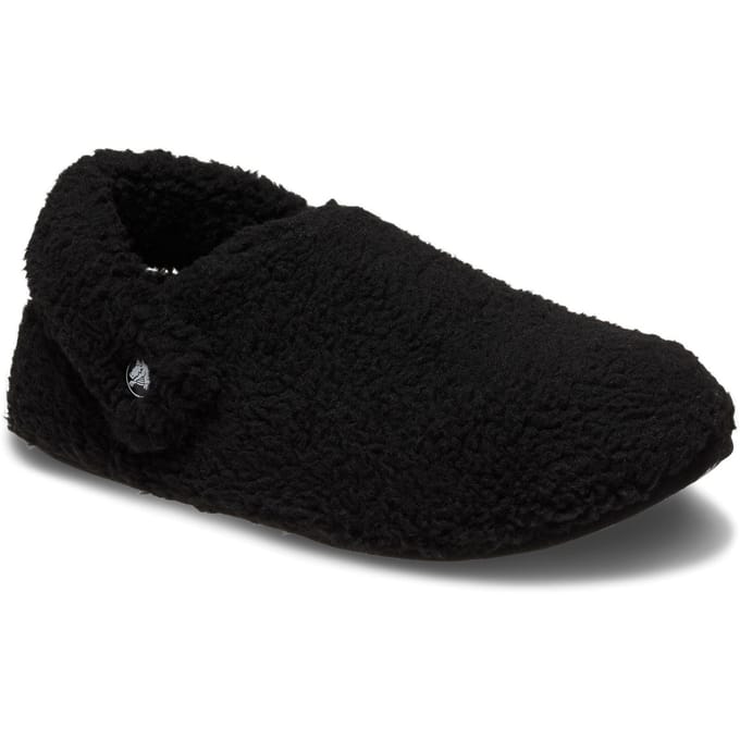 Crocs Classic Cozzzy Slipper Polyester Dames Zwarte Slippers