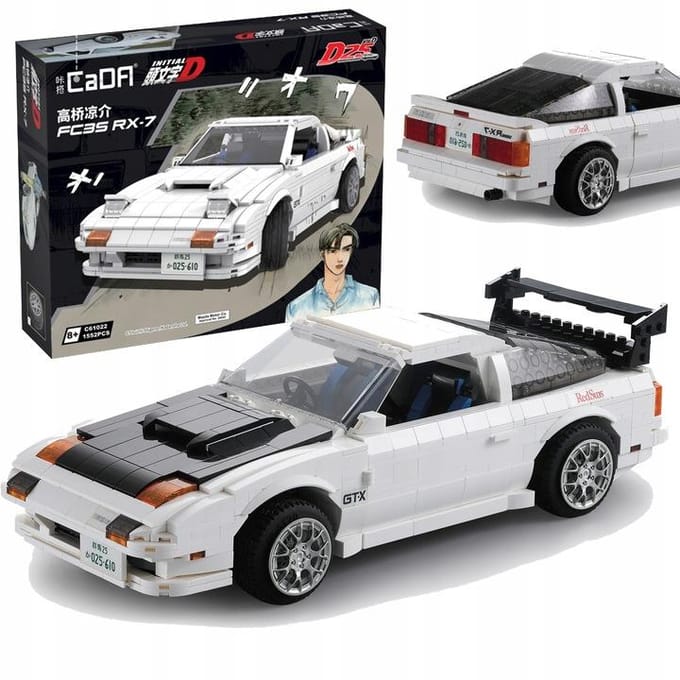 CADA Initial D Mazda FX7-FC 1:12 - C61022W - - ONESIZE