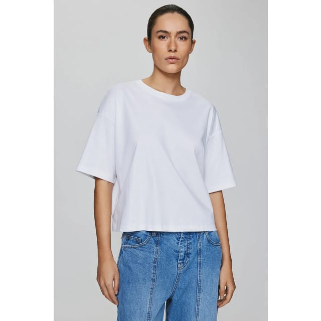 T-shirt met ronde hals model 'Moa Melea'