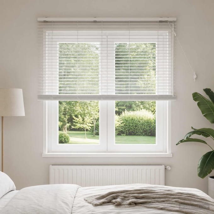 vidaXL - Venetiaanse - jaloezie - Wit - 125 - x - 160 - cm - 35 - mm