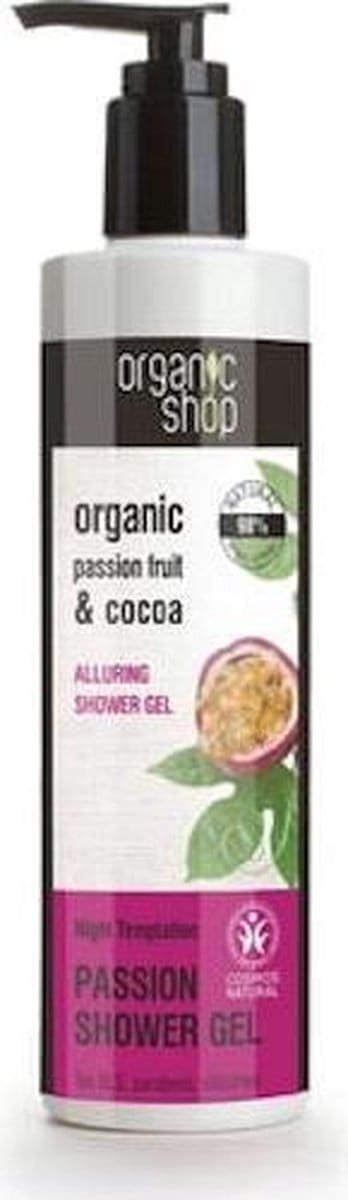 Organic Shop Passion Alluring Passion Fruit and Cocoa Shower Gel 280 ml