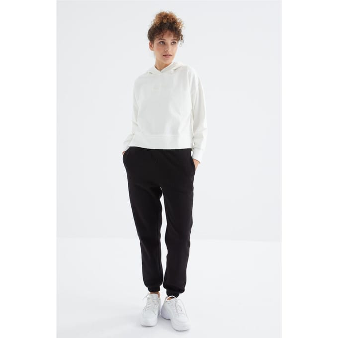 Dames Hoge Taille Fleece Joggingbroek